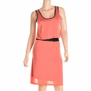Kensie Popover Dress Orange
